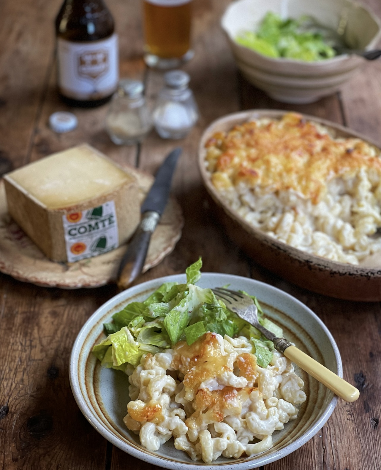 Truffled Comté Macaroni Cheese with Ale
