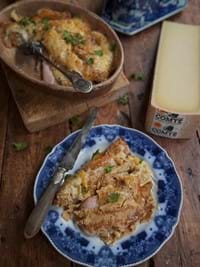 Comté Croque Monsieur Pancakes