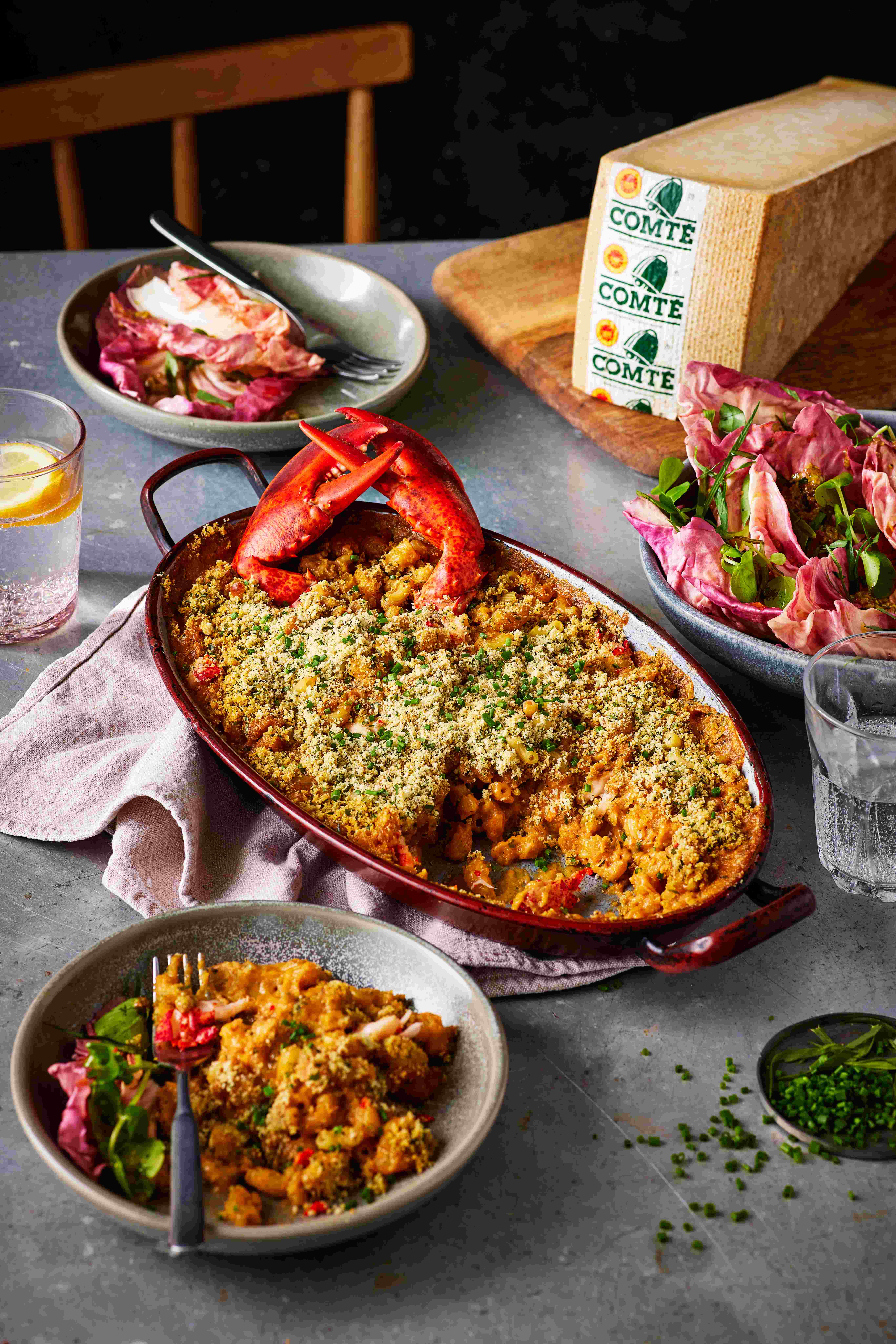 Lobster Comte mac and cheese
